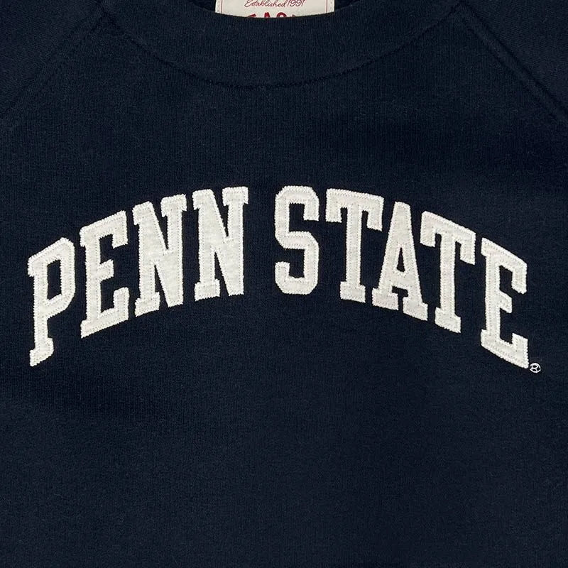 League Ladies Embroidered Penn State Crew Sweatshirt