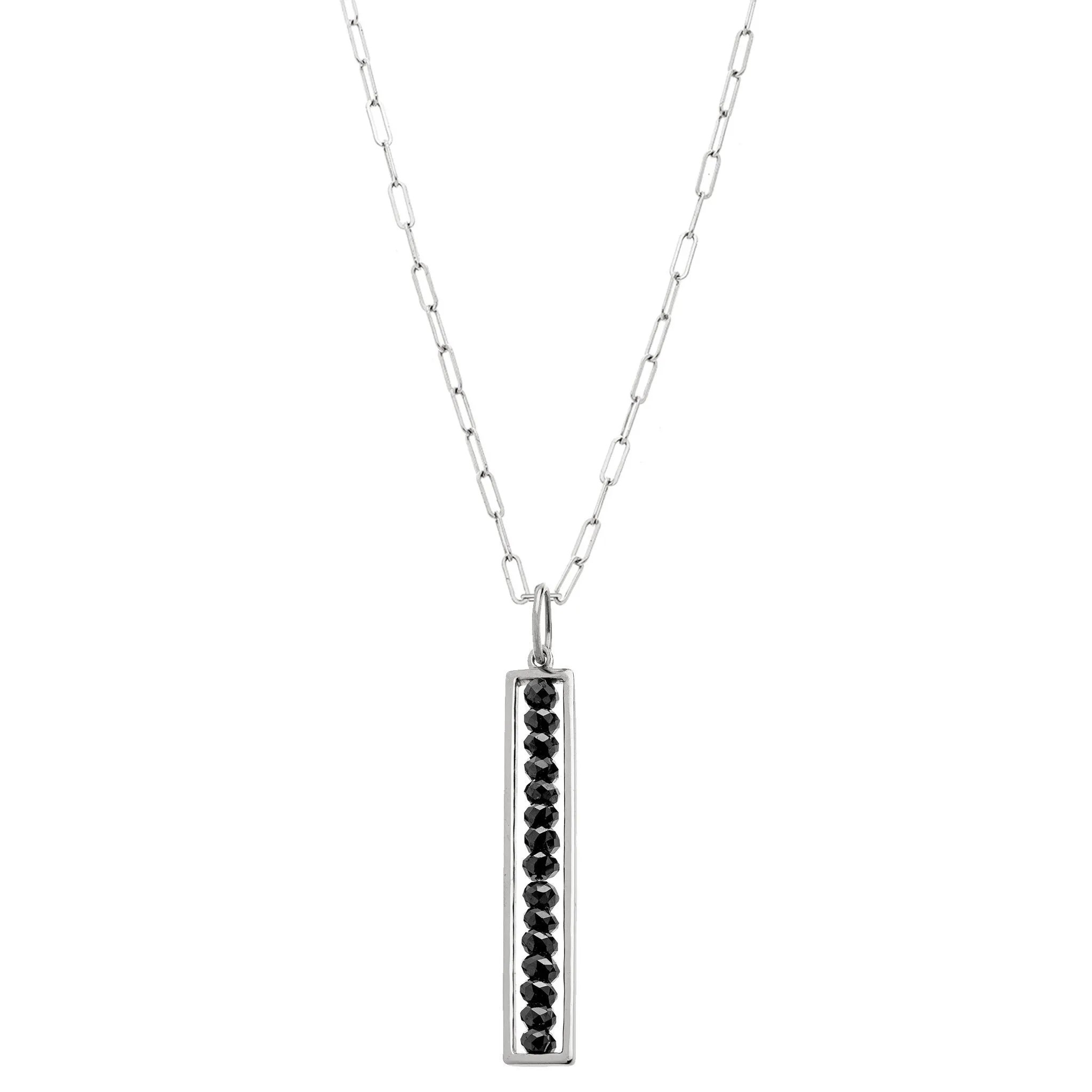 Leila Black Diamond Pendant