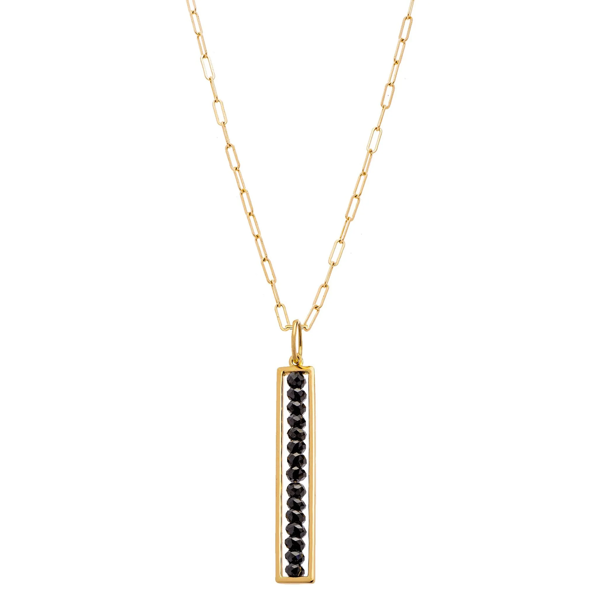 Leila Black Diamond Pendant