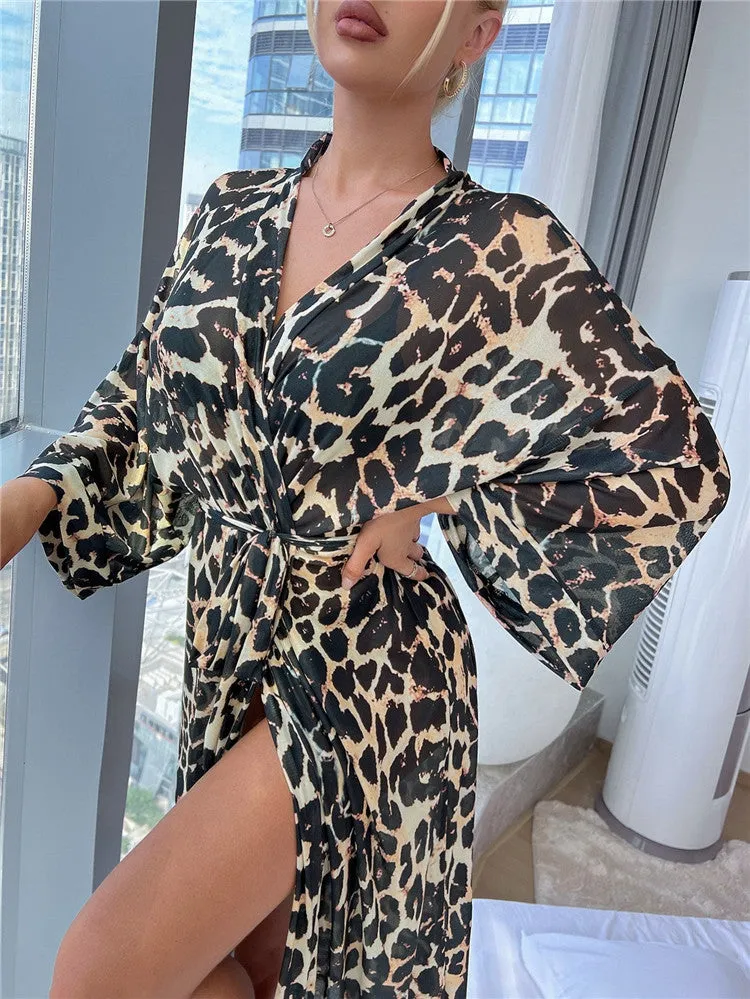 Leopard Nights Robe
