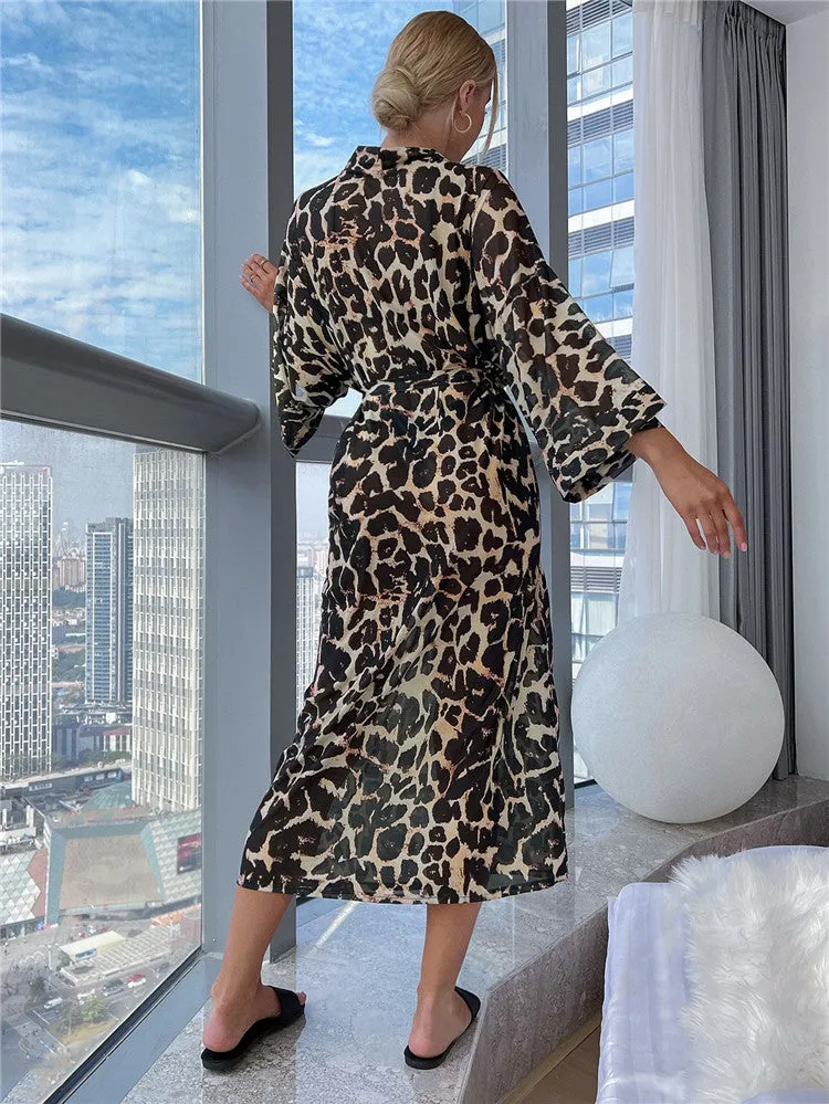 Leopard Nights Robe