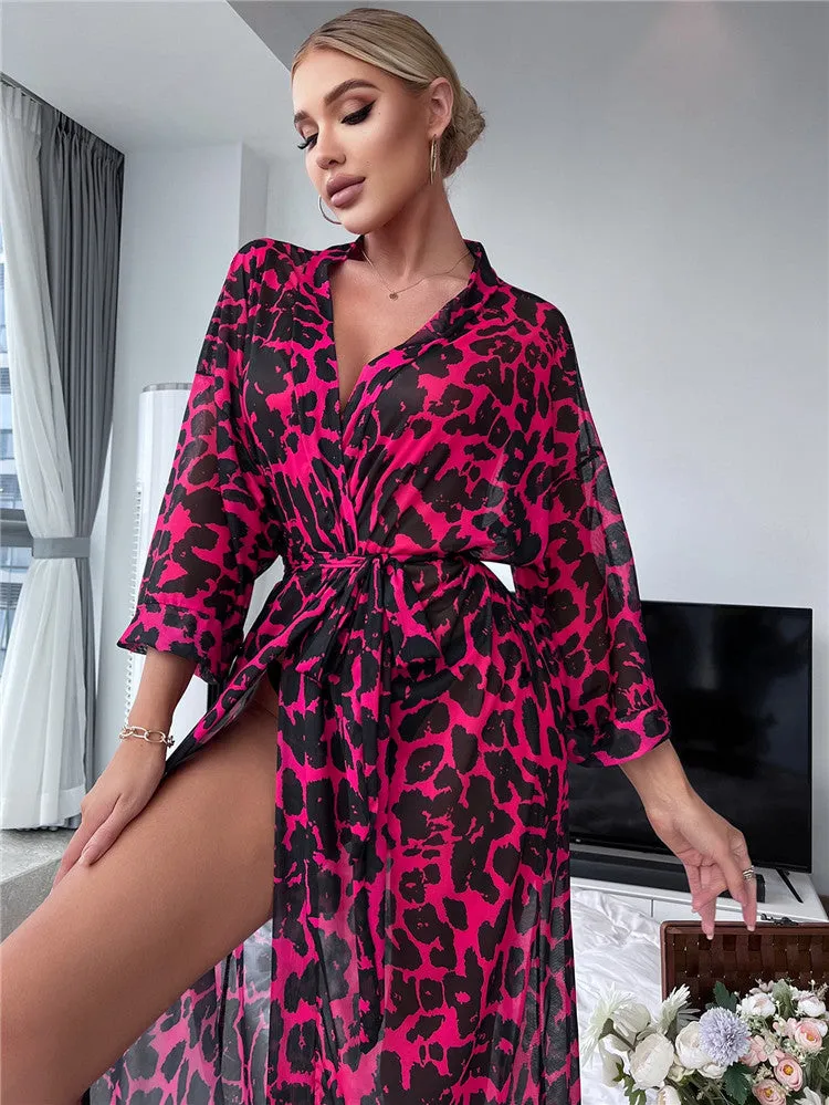 Leopard Nights Robe
