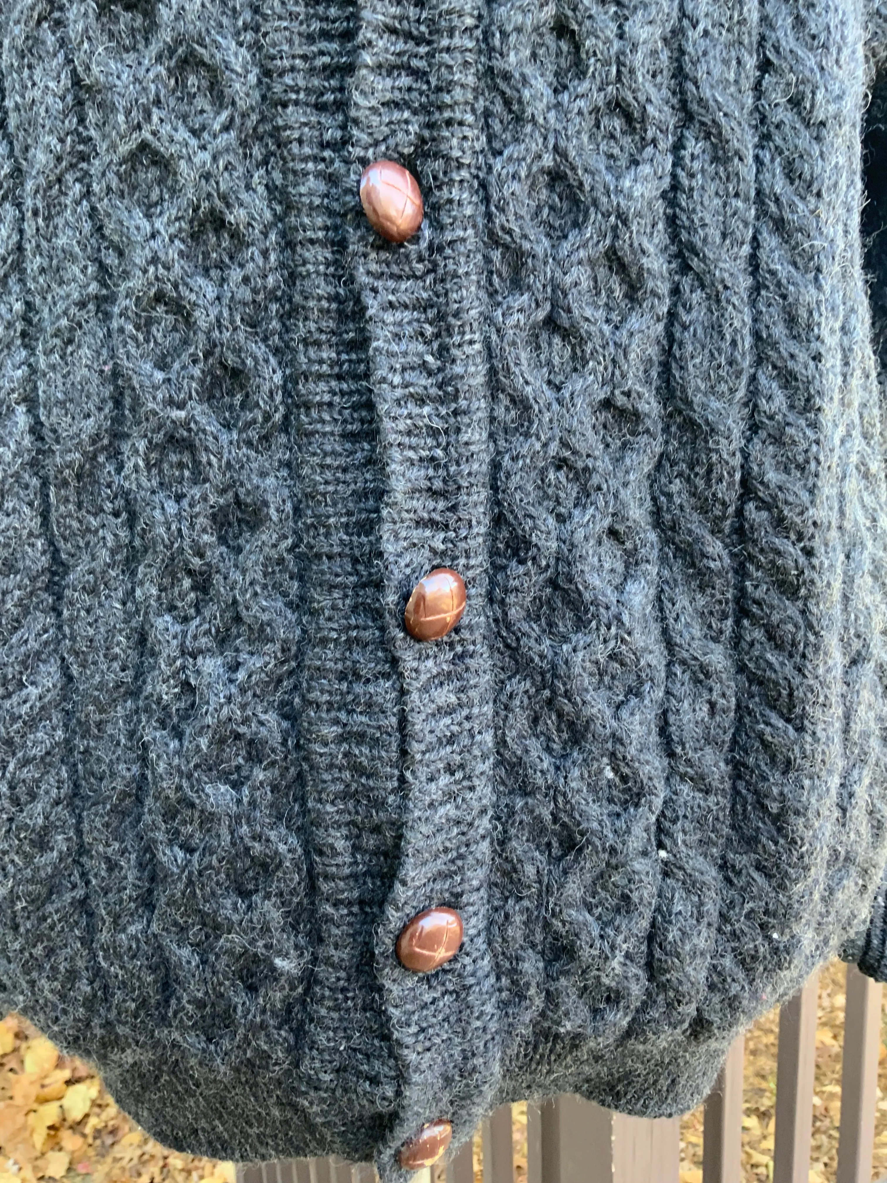 L.L Bean Pure Wool Cardigan - 60s - 60D