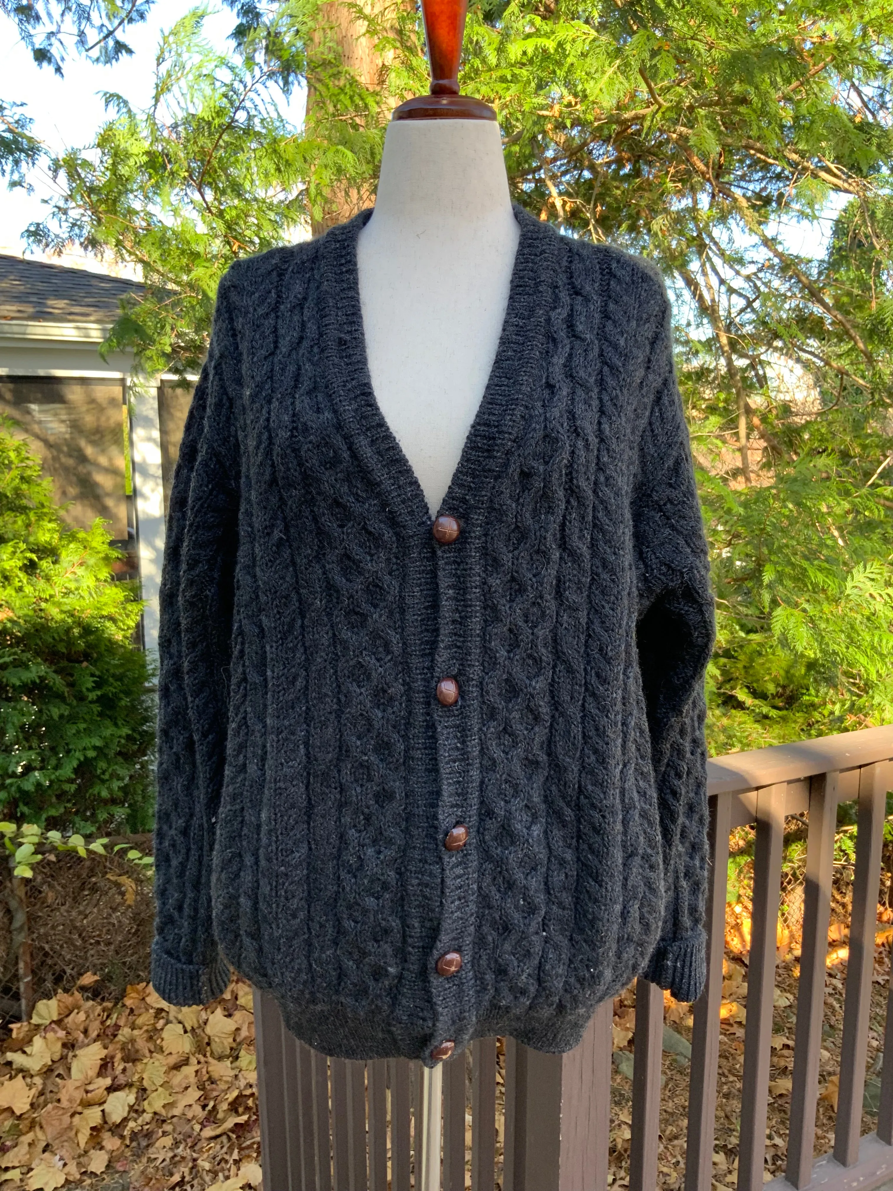 L.L Bean Pure Wool Cardigan - 60s - 60D