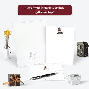 London Taxi Thank You Letter Writing Set