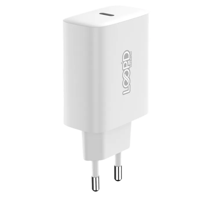 Loopd 1 Port 20W PD Charger-White