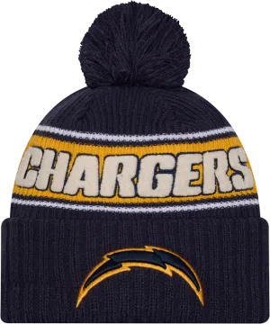 Los Angeles Chargers Sport Knit Fleece Lined Pom Toque