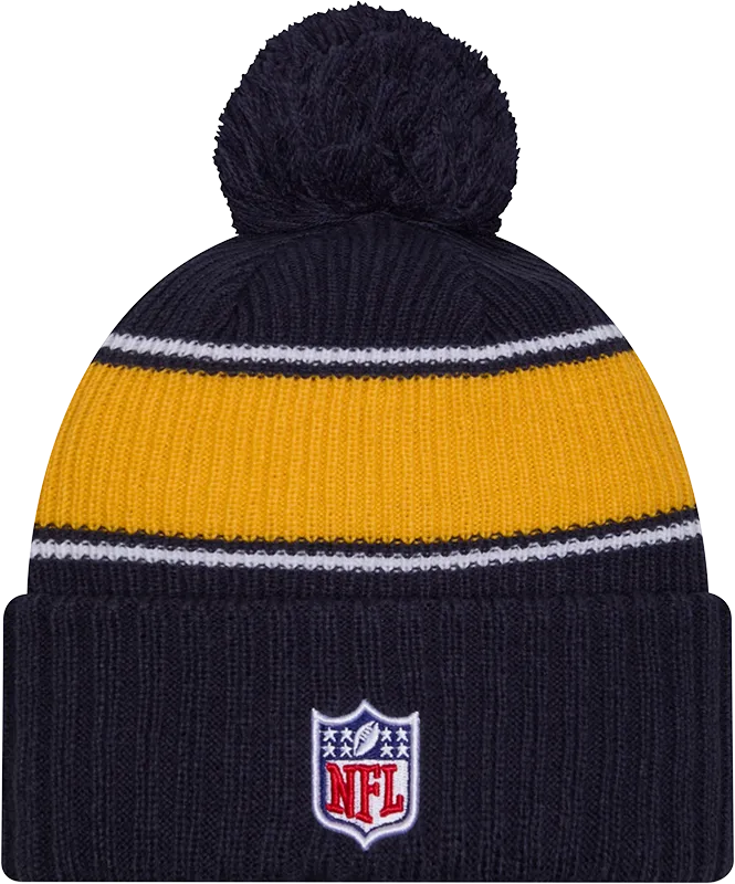 Los Angeles Chargers Sport Knit Fleece Lined Pom Toque