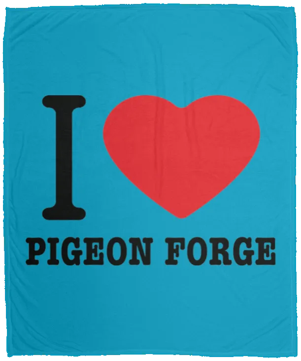 Love Pigeon Forge - Plush Fleece Blanket (50x60)