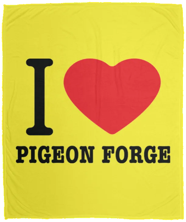 Love Pigeon Forge - Plush Fleece Blanket (50x60)