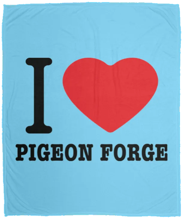 Love Pigeon Forge - Plush Fleece Blanket (50x60)