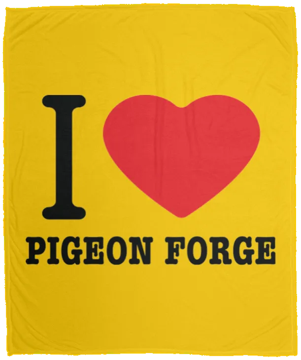 Love Pigeon Forge - Plush Fleece Blanket (50x60)