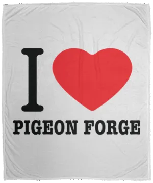 Love Pigeon Forge - Plush Fleece Blanket (50x60)