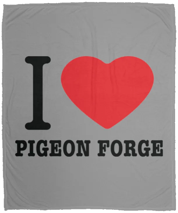 Love Pigeon Forge - Plush Fleece Blanket (50x60)