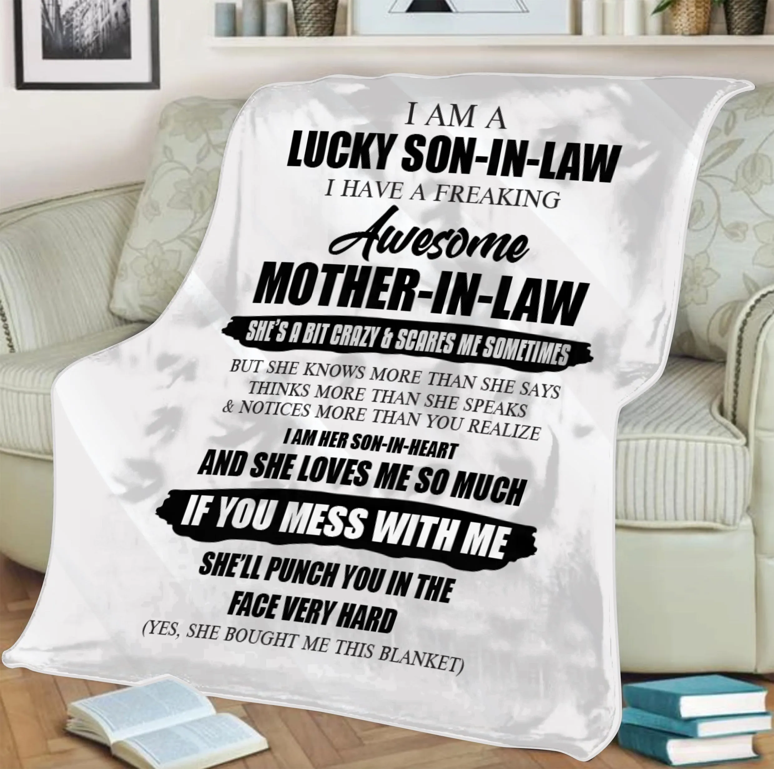 Lucky Son In Law Blanket