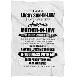 Lucky Son In Law Blanket
