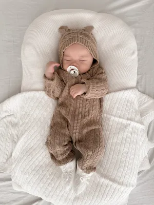 Luna   Luca Baby Bear Jumpsuit | Acorn