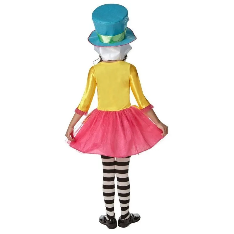 Mad Hatter Girls Deluxe Costume Size 6 8