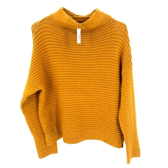MADEWELL NWT Belmont Mockneck Coziest Yarn Long Sleeve Wool Blend Sweater