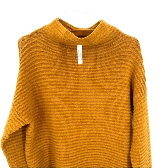 MADEWELL NWT Belmont Mockneck Coziest Yarn Long Sleeve Wool Blend Sweater