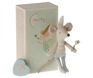 Maileg Tooth fairy mouse, Little brother in matchbox