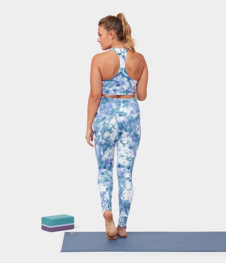 Manduka Apparel - Women's Aurora Racerback Bra - Aurora Be Bold Blue