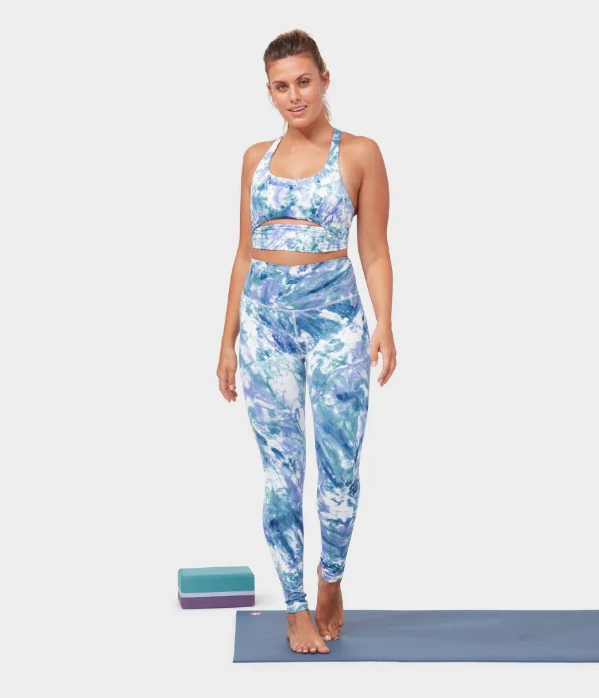 Manduka Apparel - Women's Aurora Racerback Bra - Aurora Be Bold Blue