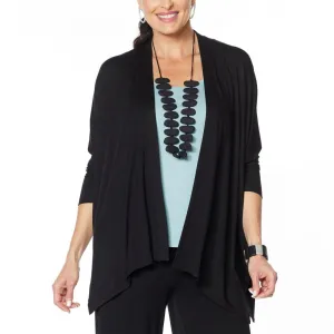 MarlaWynne WynneLayers Women's Unconstructed Open Front Knit Cardigan