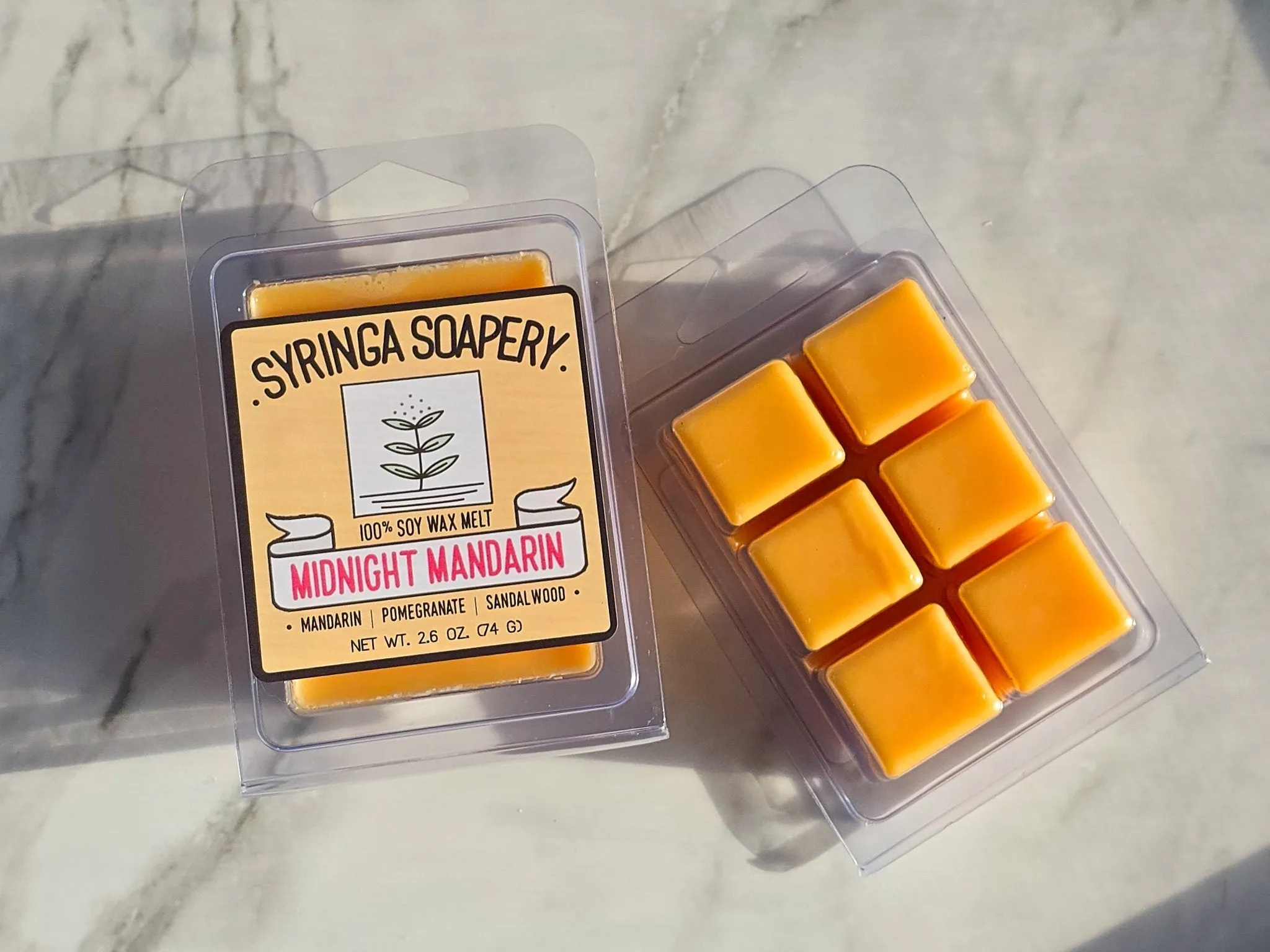 MIDNIGHT MANDARIN 100% Soy Wax Melt