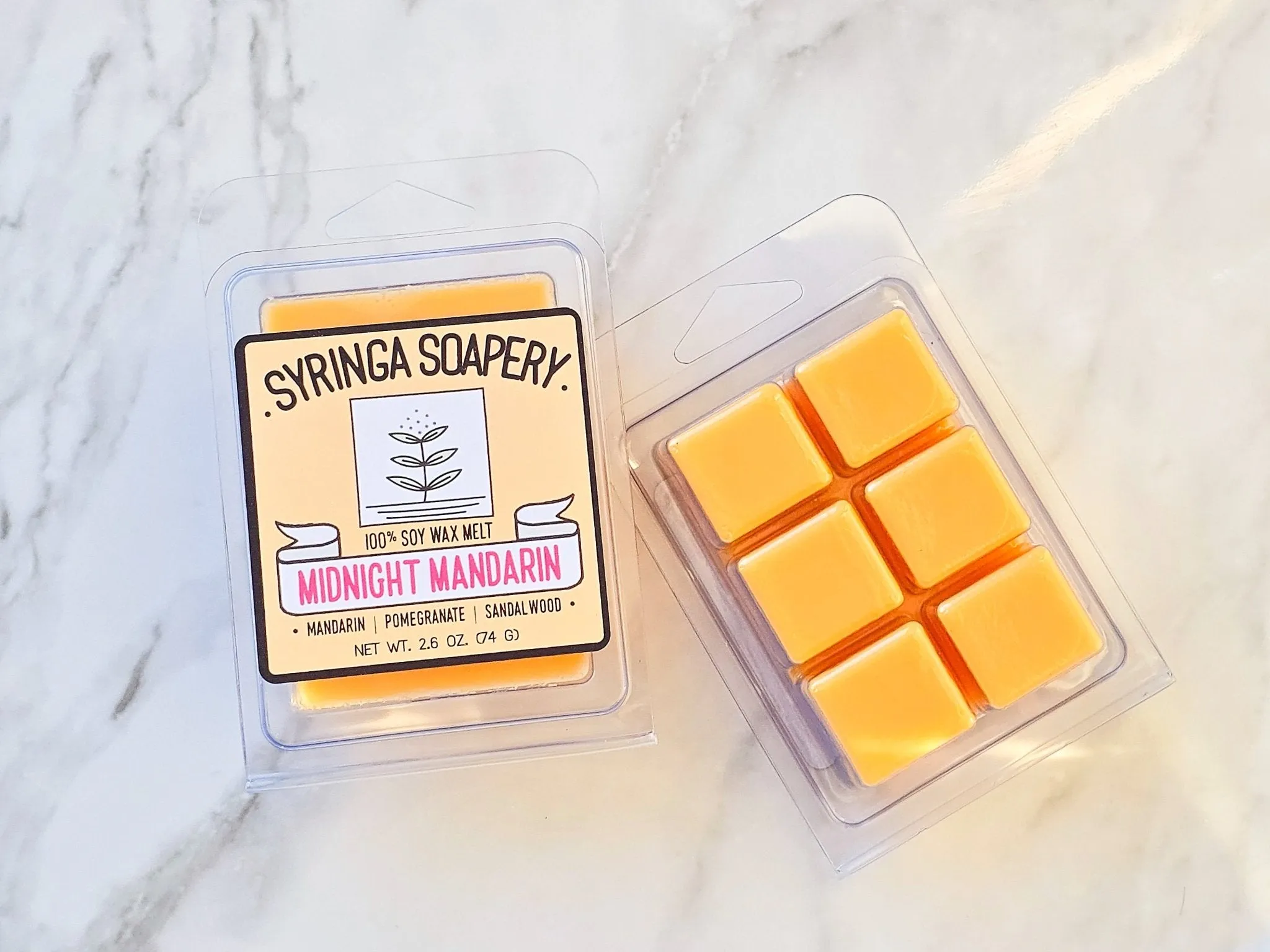 MIDNIGHT MANDARIN 100% Soy Wax Melt