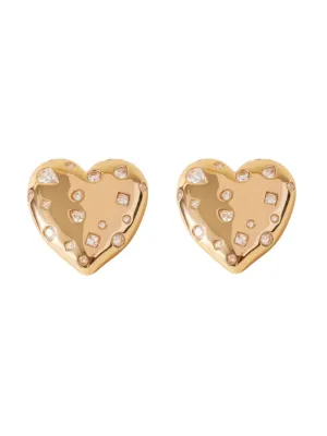 Mignonne Gavigan Eros Studs in Gold / Clear