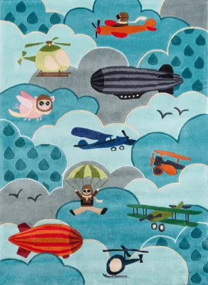 Momeni Rugs Lil' Mo Whimsy Collection Kids Themed Hand Carved