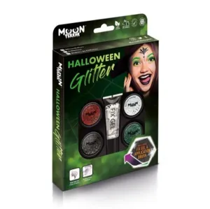 Moon Terror Halloween Glitter Shakers, Assorted
