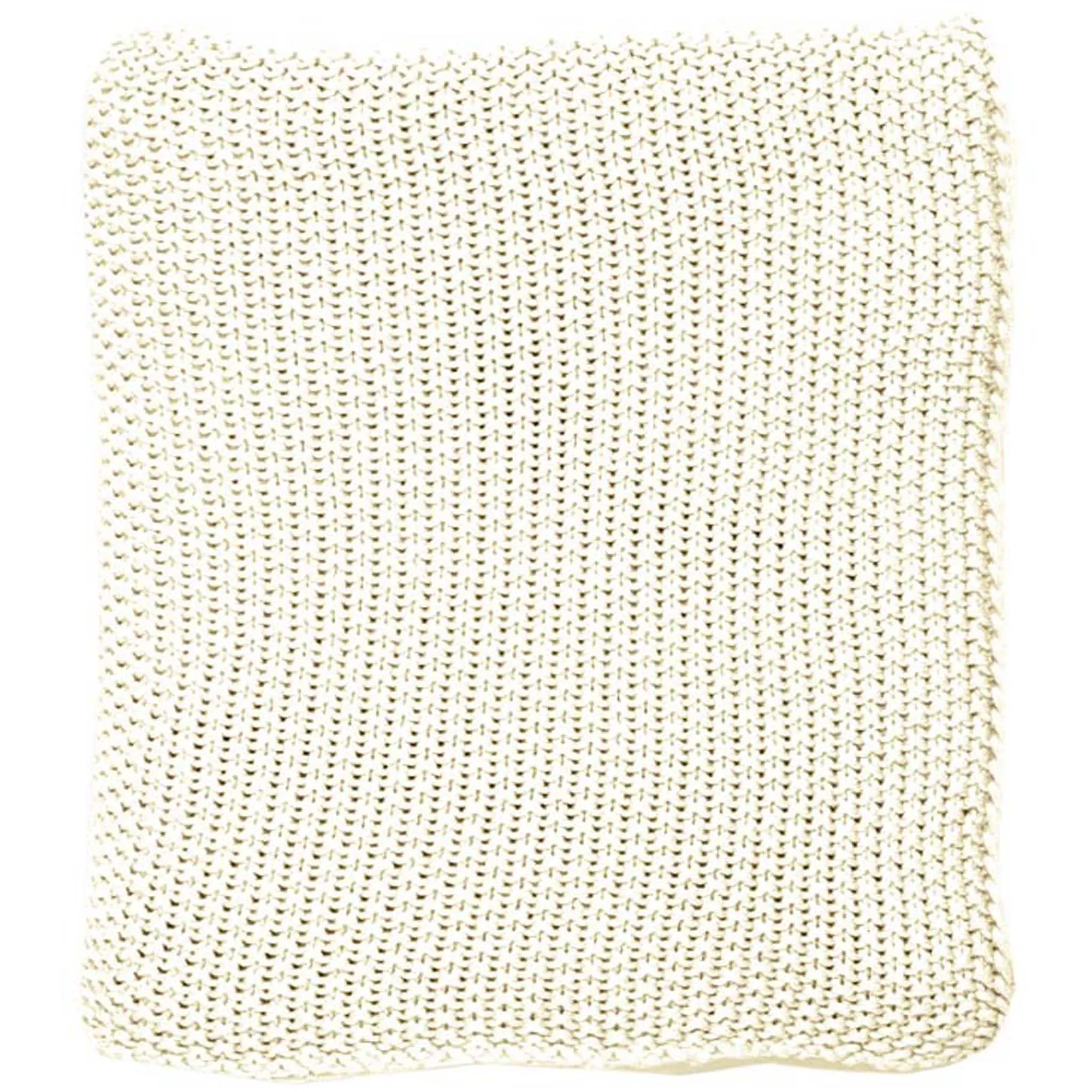 Moss Knitted Throw