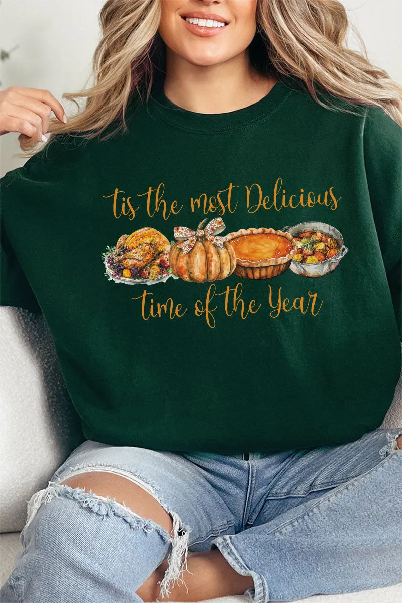 Most Delicious Time Of The Year Unisex NuBlend Crew Sweatshirt