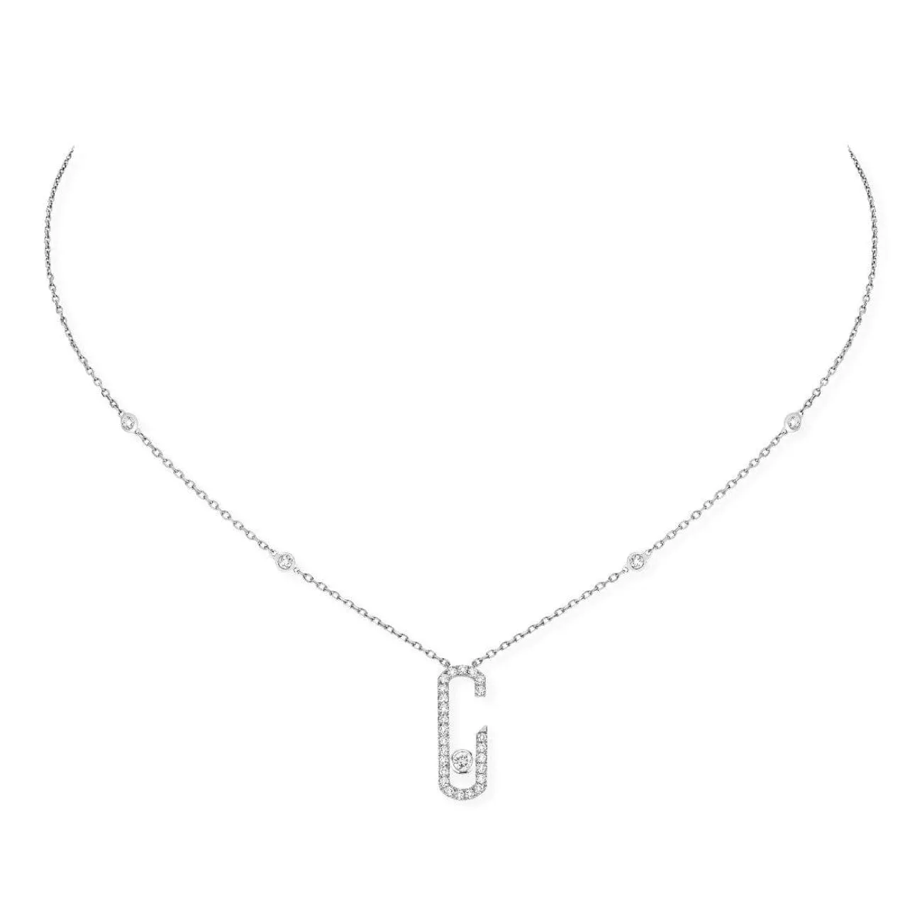 Move Addiction Pavé Diamond Necklace 6814