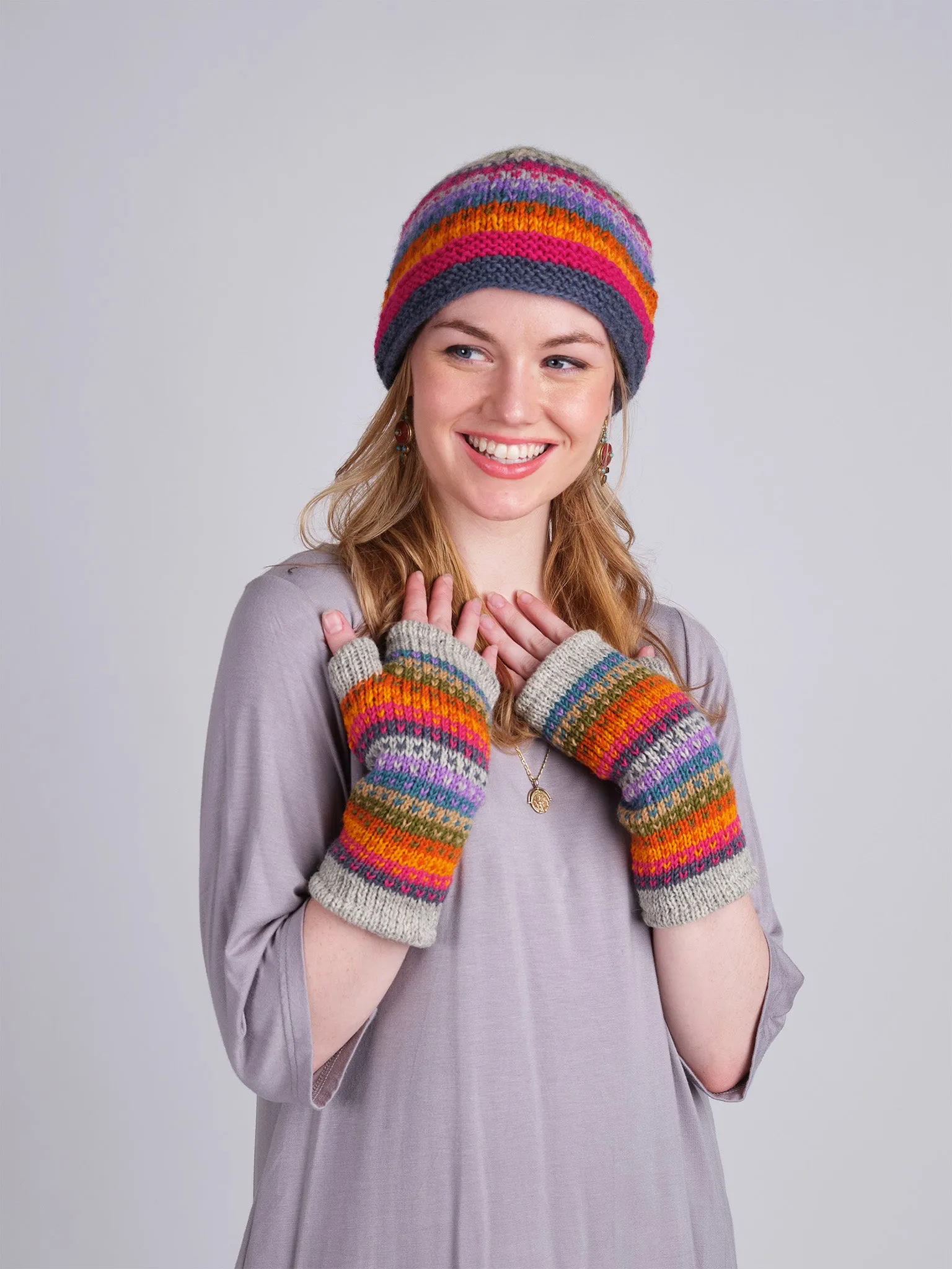 Multi colored Knit Beanie.