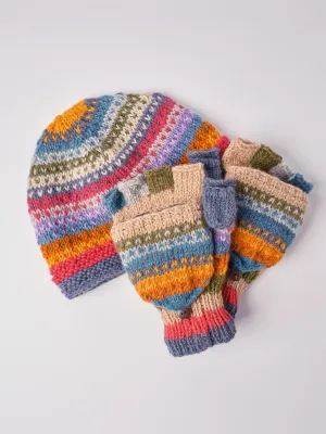 Multi colored Knit Beanie.