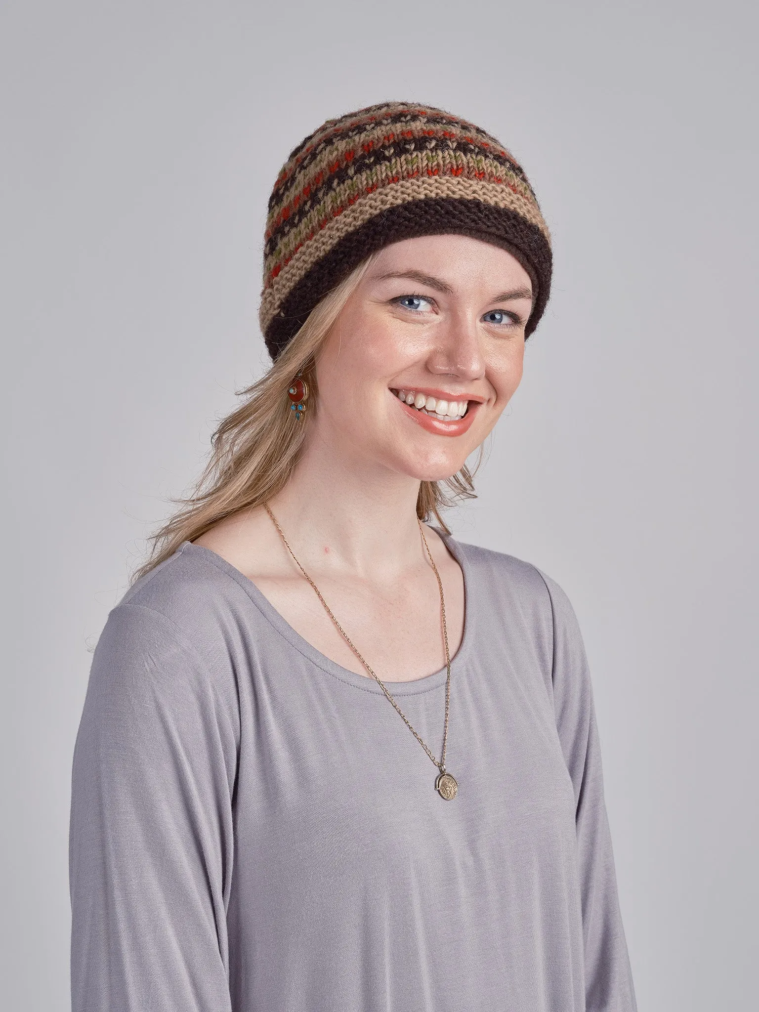 Multi colored Knit Beanie.