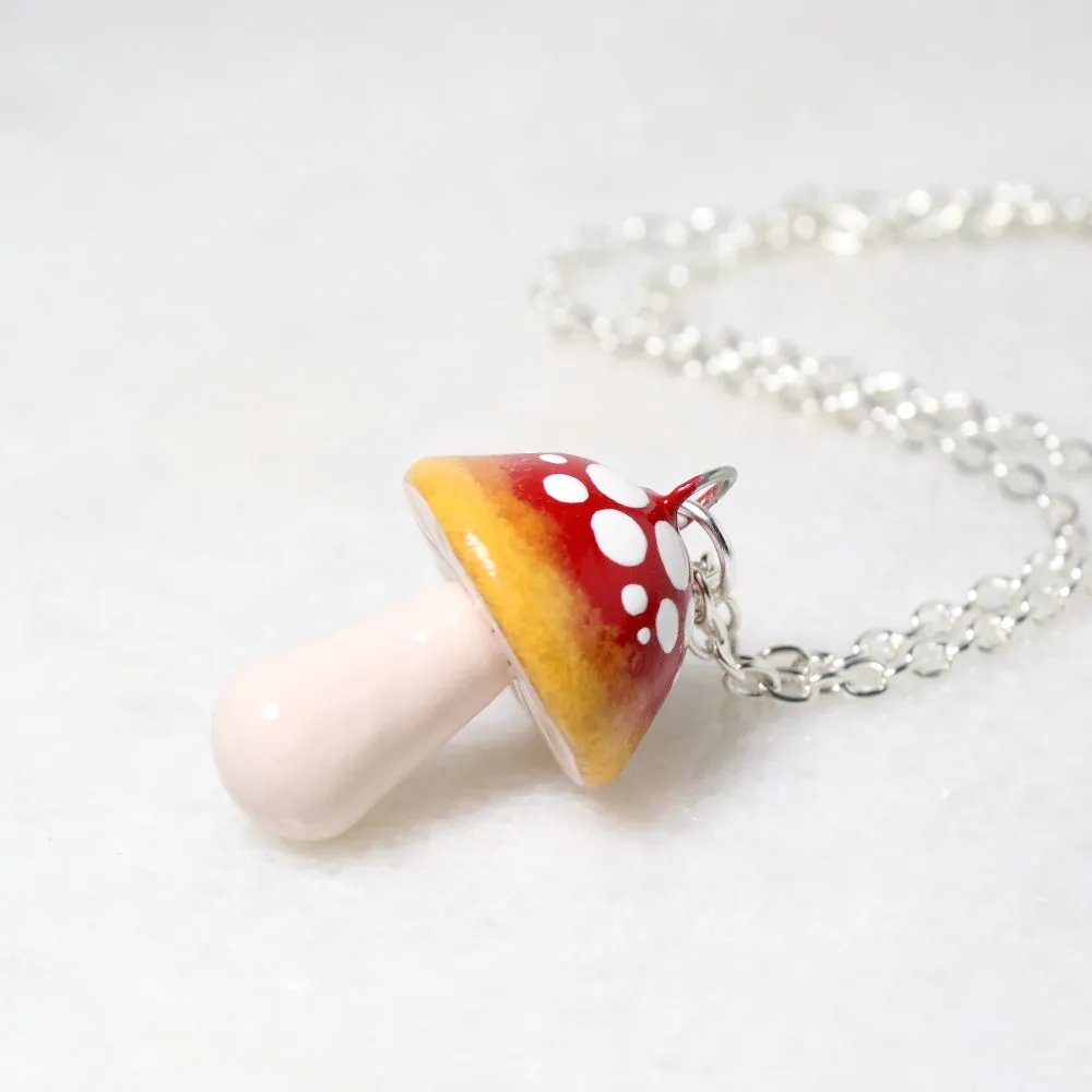 Mushroom Necklace