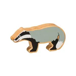 Natural grey badger