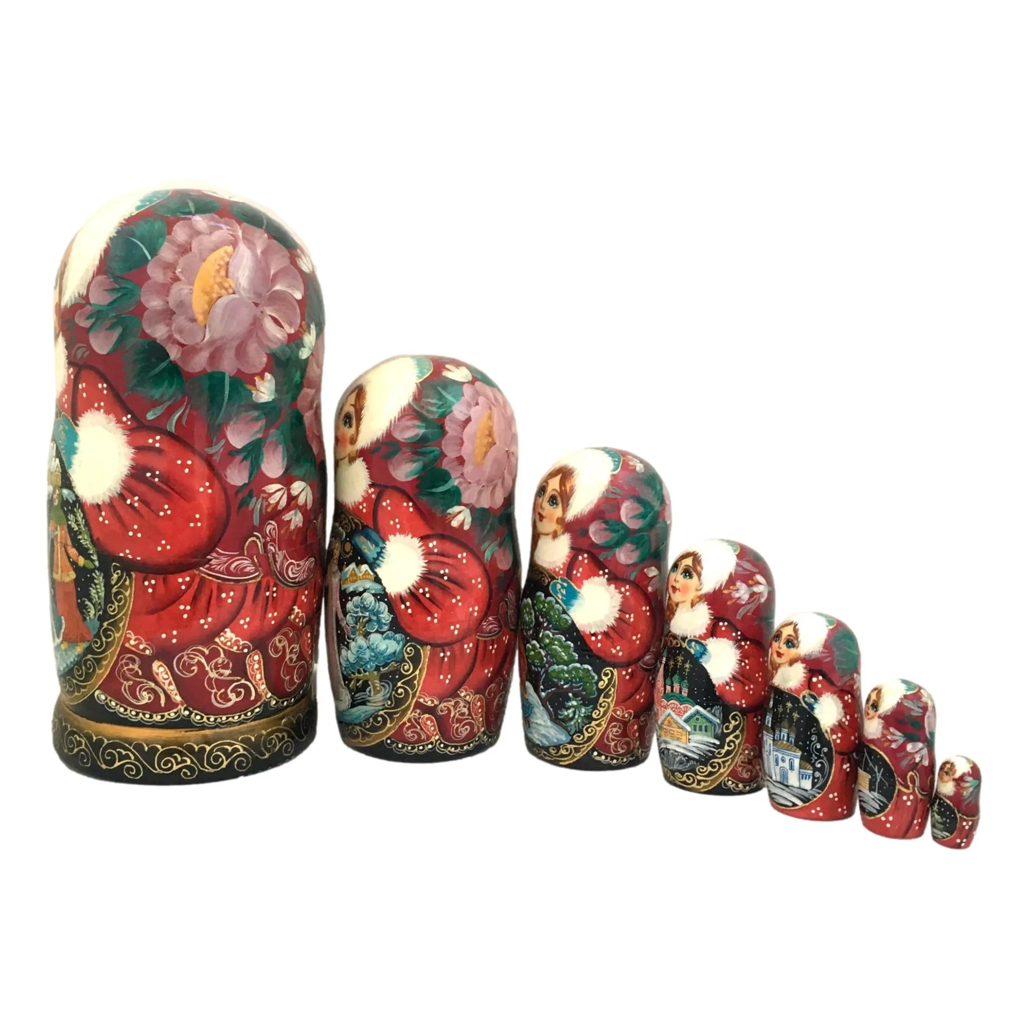 Nesting Dolls For Kids Large Set of 7
