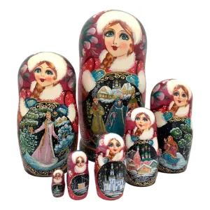 Nesting Dolls For Kids Large Set of 7