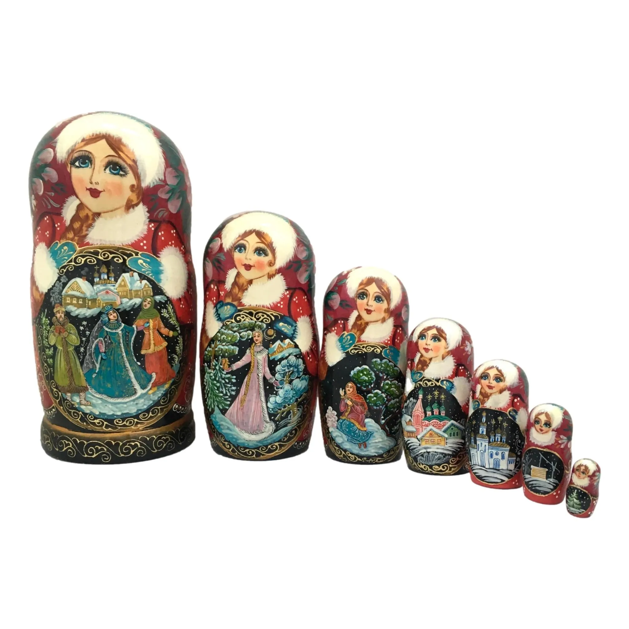 Nesting Dolls For Kids Large Set of 7