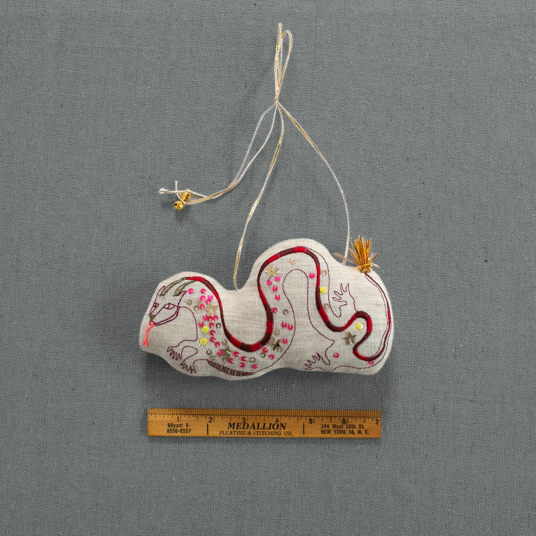 NEW! Dragon Ornament by Skippy Cotton