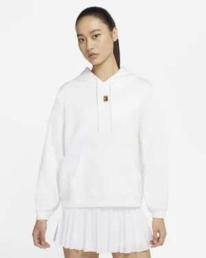 Nike Court Women's Fleece Tennis Hoodie (White or Pink)