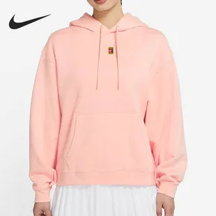 Nike Court Women's Fleece Tennis Hoodie (White or Pink)