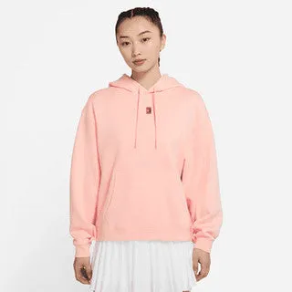 Nike Court Women's Fleece Tennis Hoodie (White or Pink)