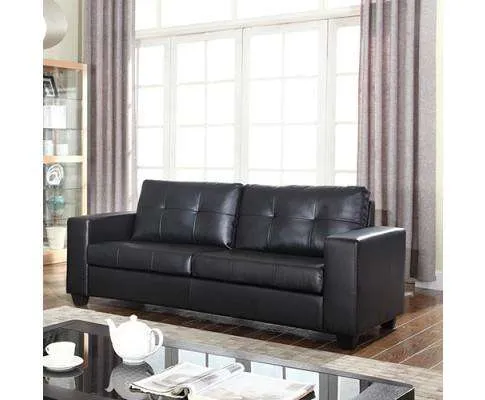 Nikki Sofa Black 3 Seater