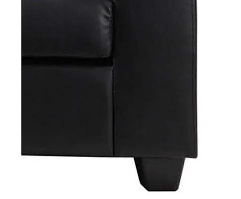 Nikki Sofa Black 3 Seater
